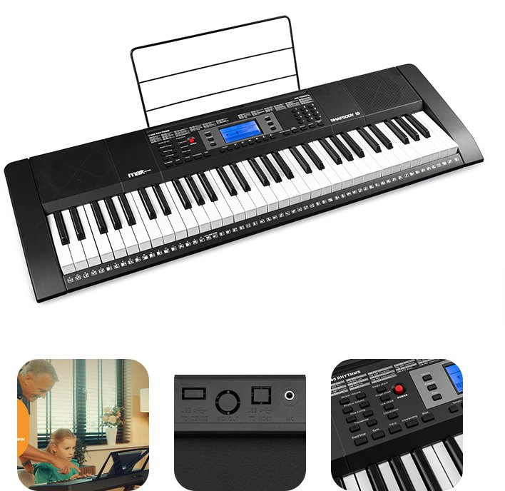 Keyboard 61 klawiszy bateryjny Rhapsody61 Max one size