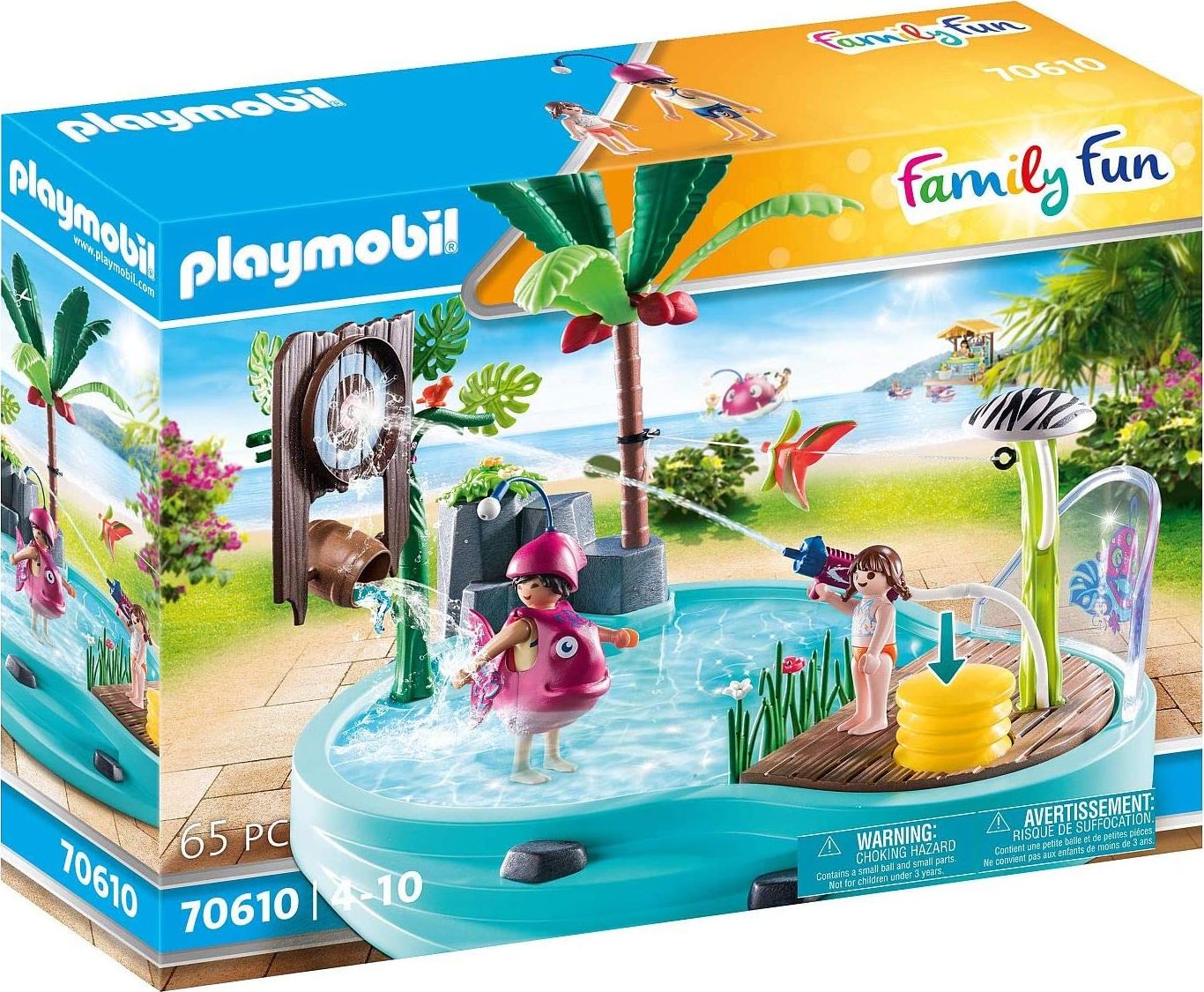 Playmobil Basen z Armatką Wodną (70610)