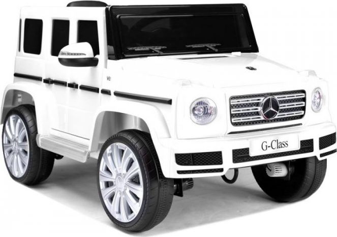 Lean Cars Samochód na akumulator Mercedes G500 biały
