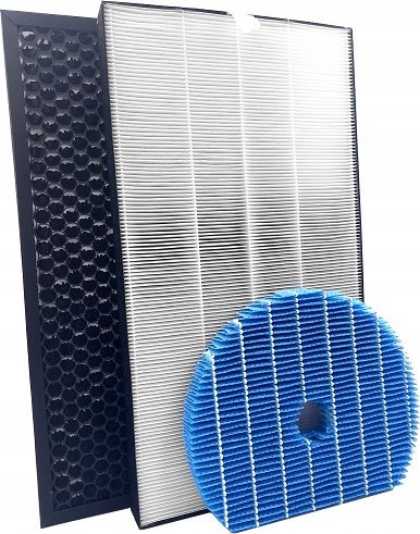 Zeyxo Komplet 3 filtrów do oczyszczaczy SHARP UA-HG40E-L UA-HG40E-T UA-HG50-L UA-HG50E-T