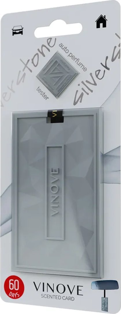 VINOVE Vinove zawieszka zapachowa do samochodu silverstone scented card