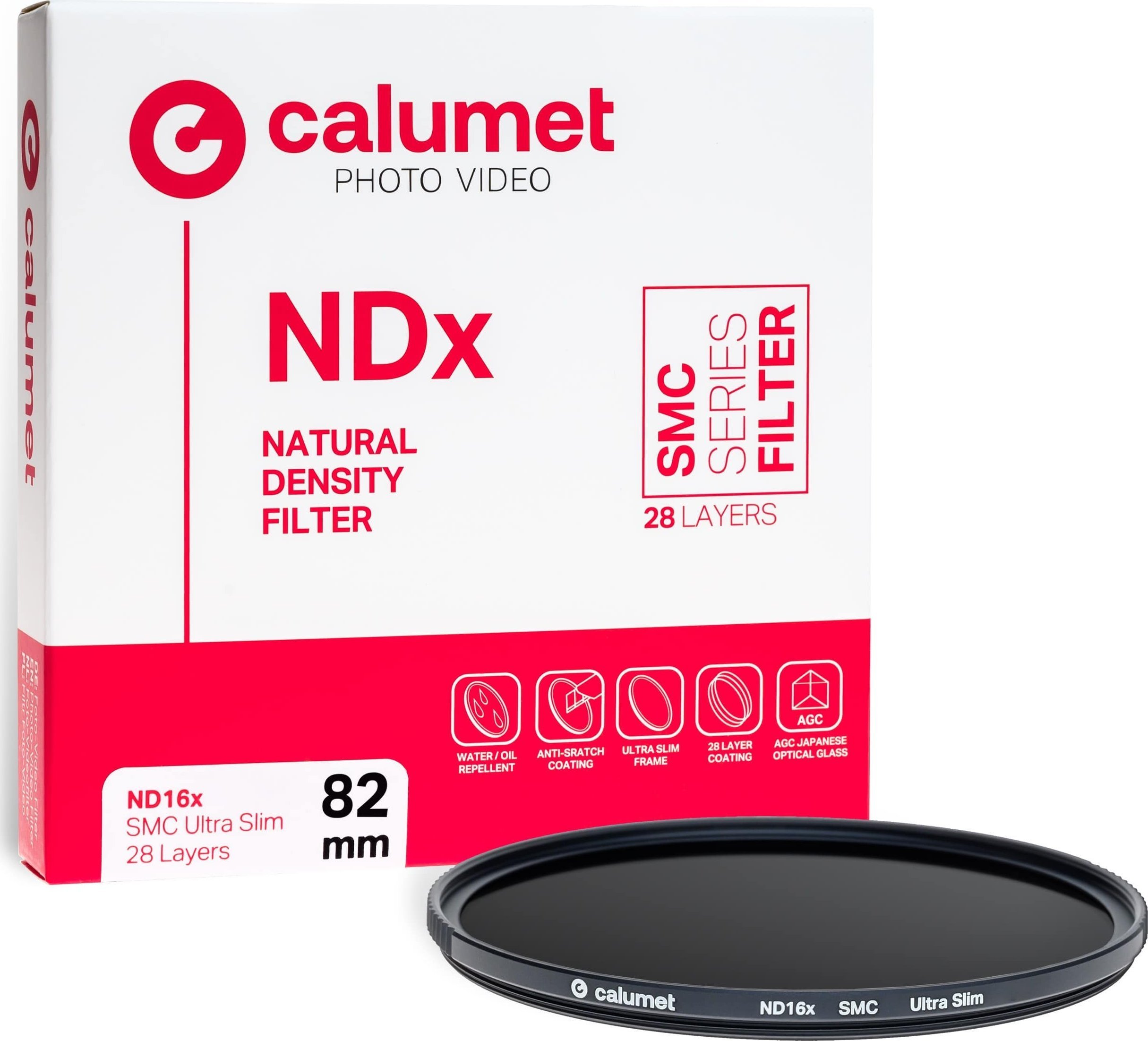 Filtr Calumet Calumet Filtr ND16x SMC 82 mm Ultra Slim 28 Layers