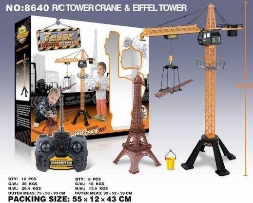 Maksik Dżwig R/C z Wieżą Eiffla