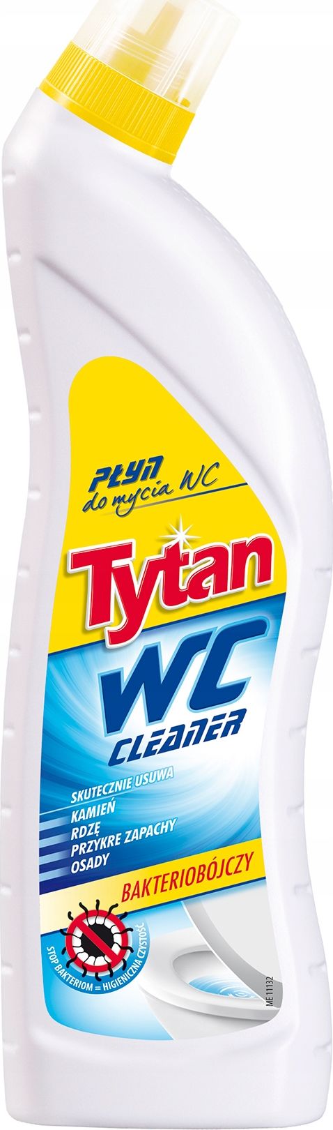 Tytan PŁYN DO MYCIA CZYSZCZENIA WC TYTAN ŻÓŁTY 700g
