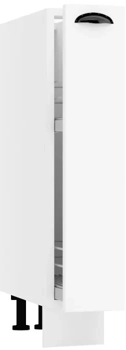 Szafka kuchenna stojąca CARGO 15 ADELE D15 biała mat z koszem STOLKAR