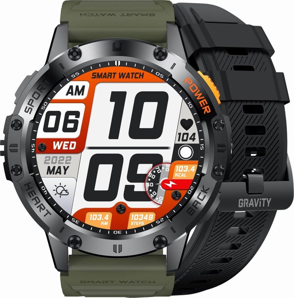 Smartwatch Gravity Zegarek męski SMARTWATCH GT22-5