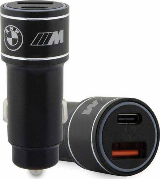 Ładowarka BMW Ładowarka samochodowa BMW BMCCMUSBCK PD-QC 3.0 20W Fast Charge czarny/black M Edition
