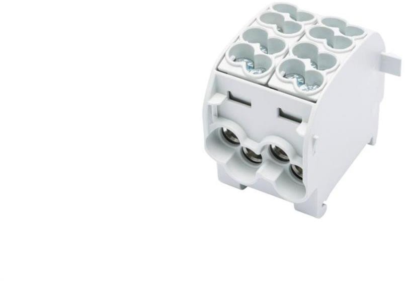 Blok rozdzielczy-odgałęźny Al/Cu SCB 25-2 (80120) SIMBLOCK jednobiegunowy 2x25mm2 szary 81505002