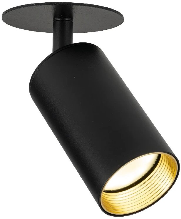 Podtynkowa lampa sufitowa Amis 10806 tubka punktowa czarny