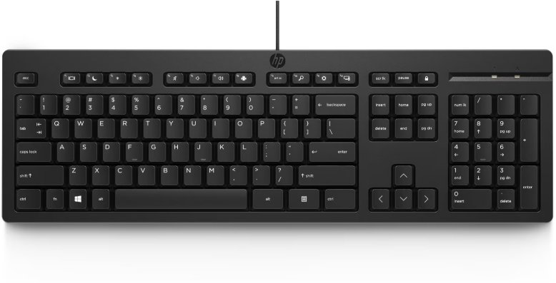 Klawiatura HP 125 (Full-size wired keyboard with)