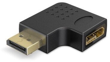 Adapter AV Goobay Adapter DisplayPort kątowy 90 stopni w prawo