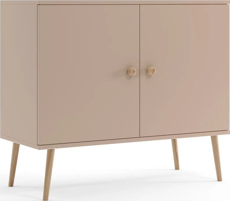 Komoda LEBEL z drzwiczkami 100cm machiato MELIMEBLE