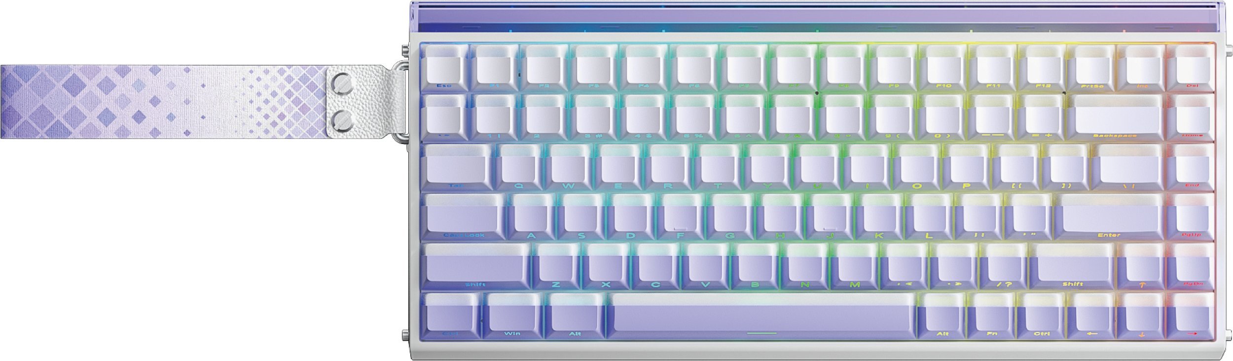 Klawiatura Aula Hero 84 HE JadeKing Switch (AUH84-WPGLH-JK-E)