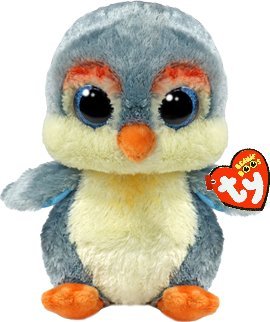 Meteor Maskotka TY Pingwin szary Fisher 15 cm