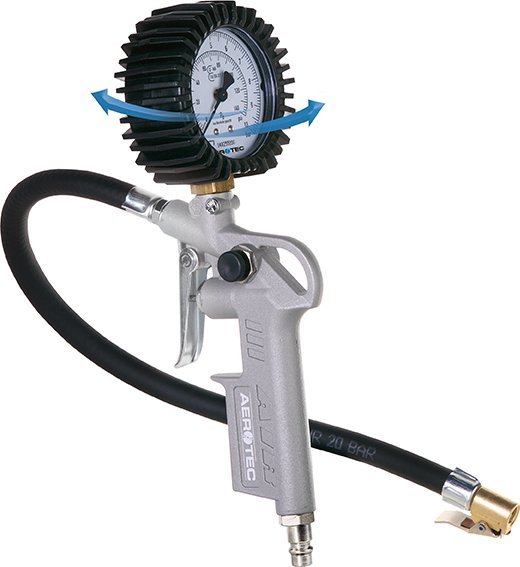 Aerotec Aerotec tyre filler calibrated + 30cm hose + adapters