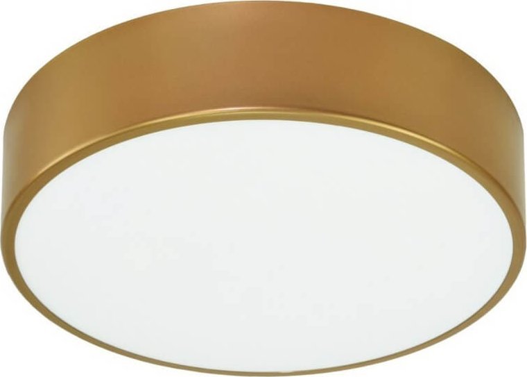 Lampa sufitowa TEAM Złota lampa sufitowa 137623619792 okrągła z czujnikiem