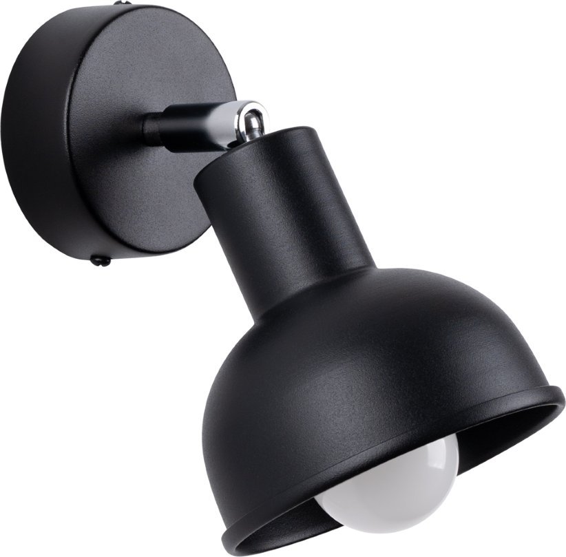 Kinkiet Sollux Lighting SOLLUX Kinkiet ELBA czarny 1 x E27 SL.1316