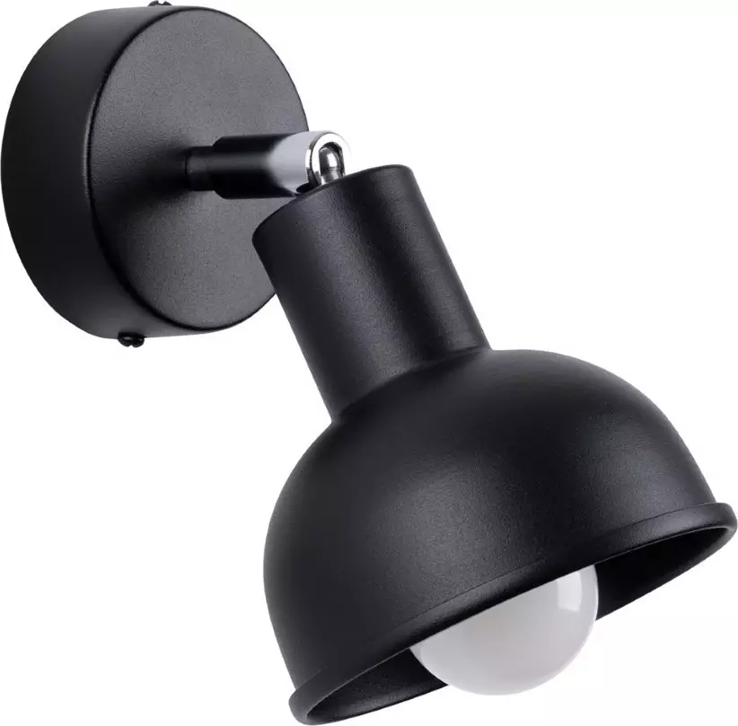 Kinkiet Sollux Lighting SOLLUX Kinkiet ELBA czarny 1 x E27 SL.1316