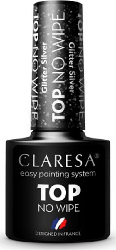 Claresa CLARESA Top No Wipe 5g Glitter Silver