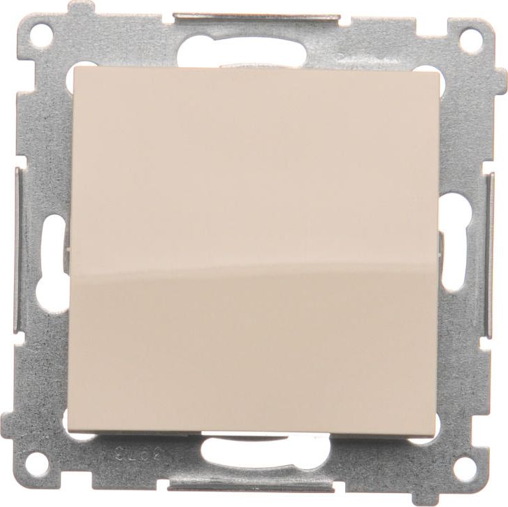 Kontakt-Simon Przycisk pojedynczy Simon 54 zwierny 16AX 250V kremowy (DP1A.01/41)