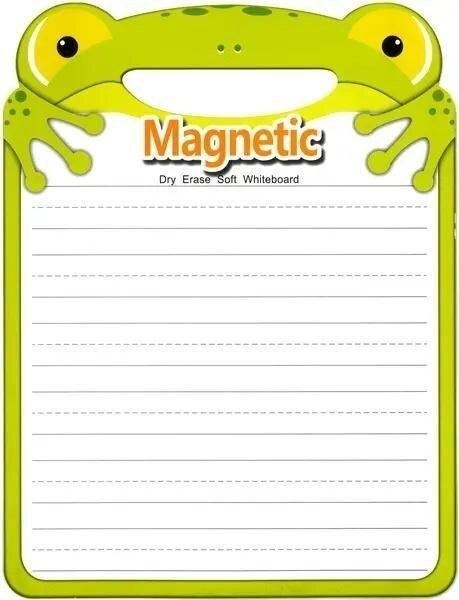 FANDY Tabliczka magnetyczna 21x28cm łatwo zmywalna Żabka