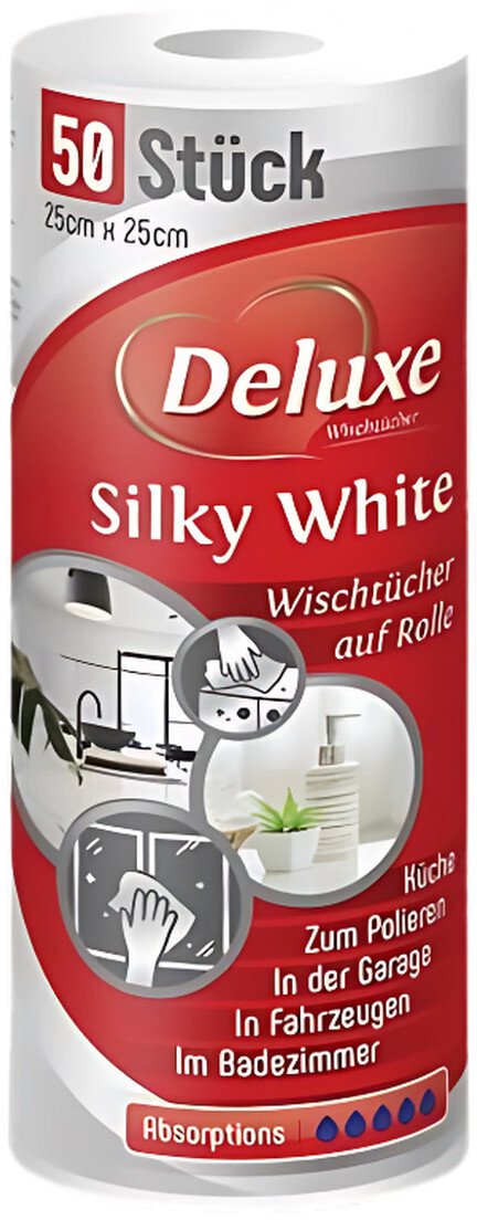 Deluxe Ścierka na rolce bezpyłowa 50 szt