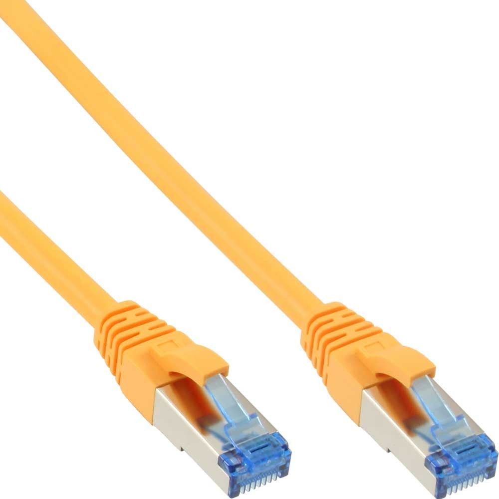 InLine Patch Cable - S / FTP (PiMf) - Cat.6A - 500MHz - Halogen Free - Copper - Yellow - 20m (76820Y)