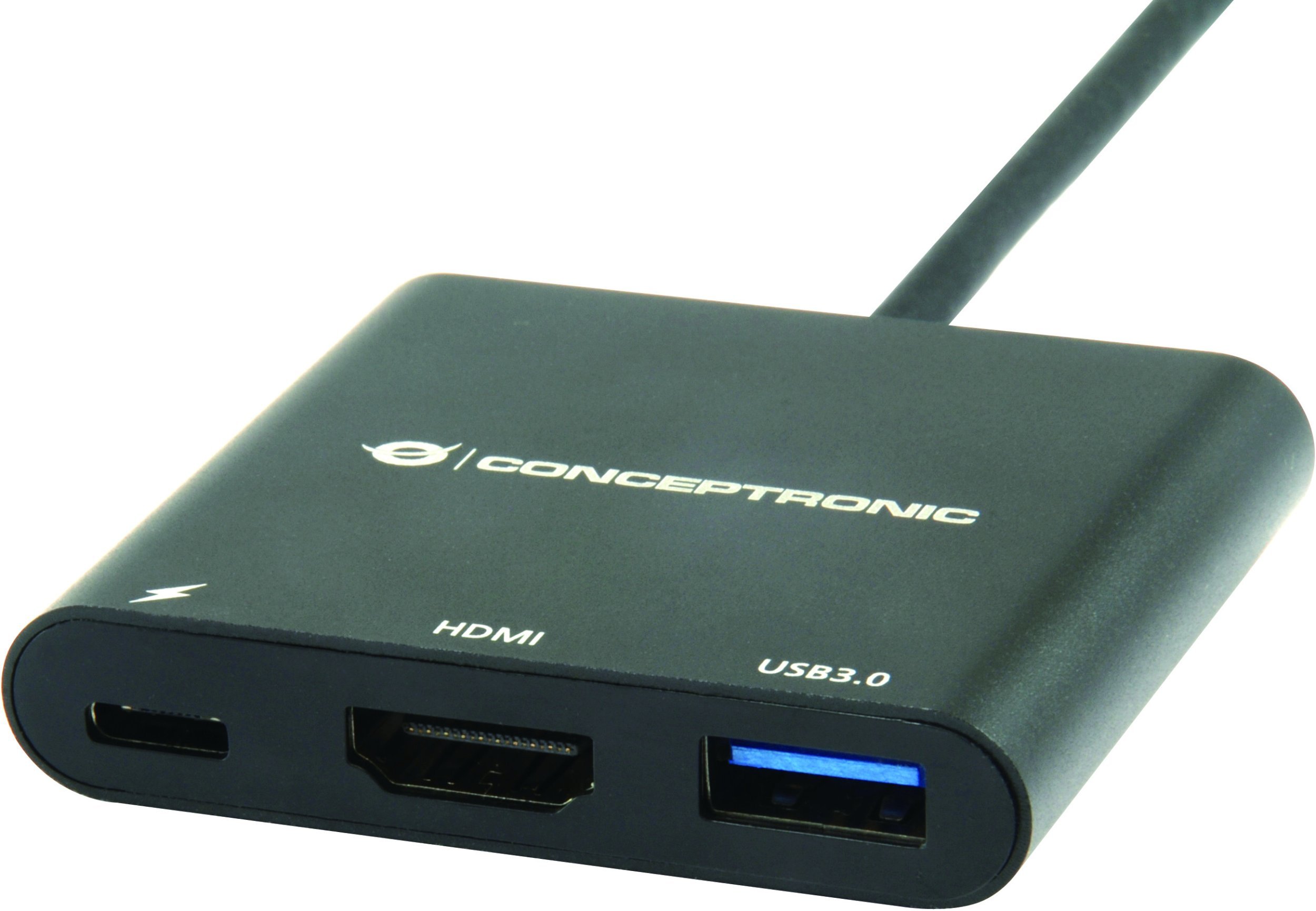 CONCEPTRONIC 3-1 Dock USB-C->HDMI,USB3.0,100WPD 25cm sw