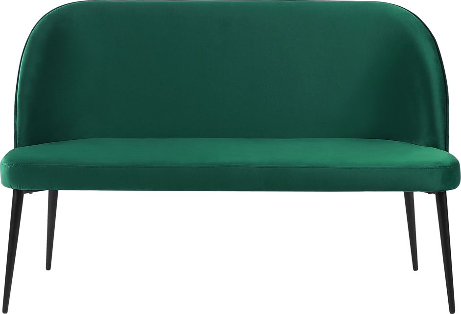 Beliani Sofa 2-osobowa welurowa zielona OSBY