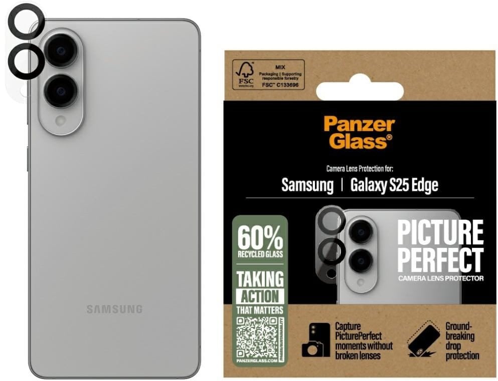 Szkło hartowane na obiektyw PanzerGlass PicturePerfect Lens Protector do Samsung Galaxy S25 Edge