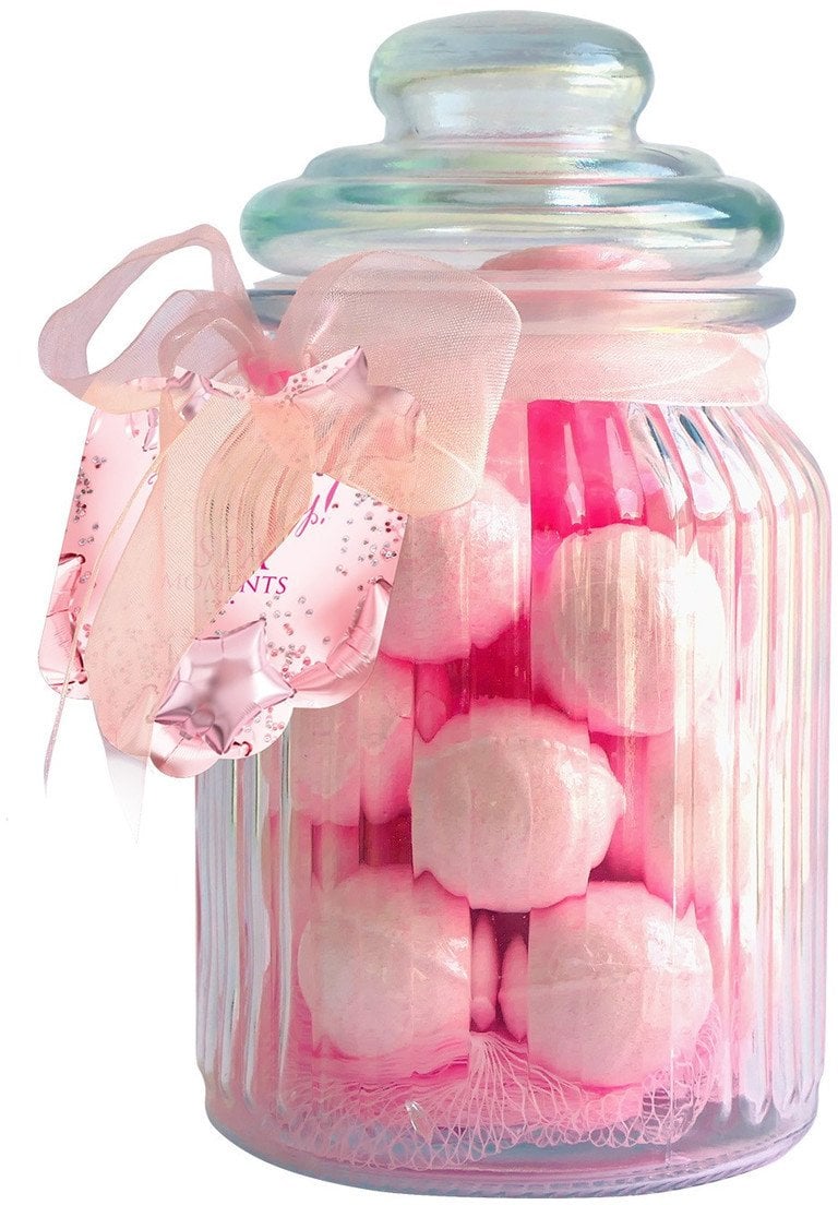 Chlapu Chlap Spa Moments Kula do kąpieli różowa pianka 20g