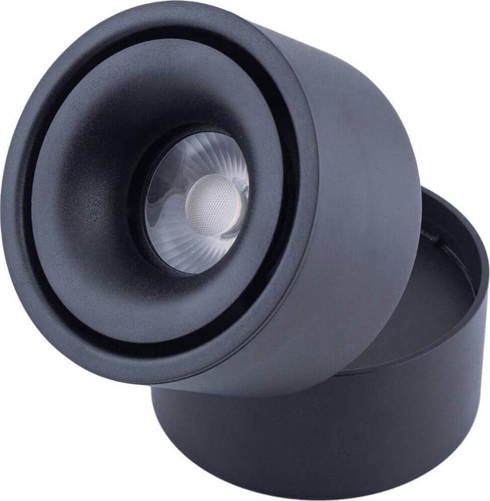 Lampa sufitowa Abigail Regulowana LAMPA sufitowa ALIDOR MZTD-B-12-20WW Abigali okrągła OPRAWA metalowa LED 12W 3000K reflektorek czarny