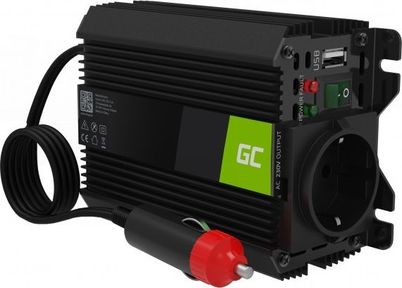 Przetwornica Green Cell PRO 12V na 230V 150W/300W