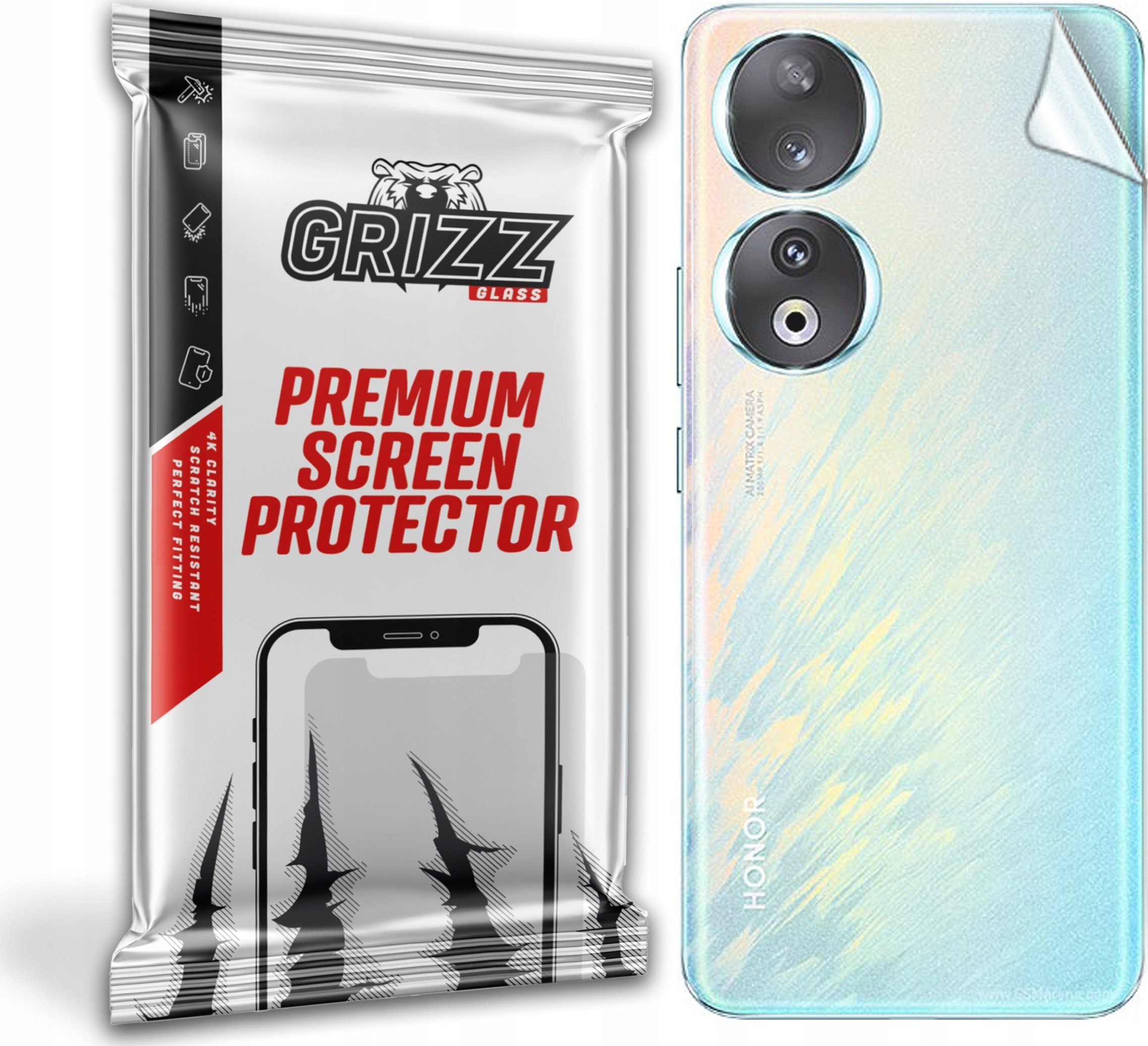 GrizzGlass Folia na tył GrizzGlass SatinSkin do Honor 90