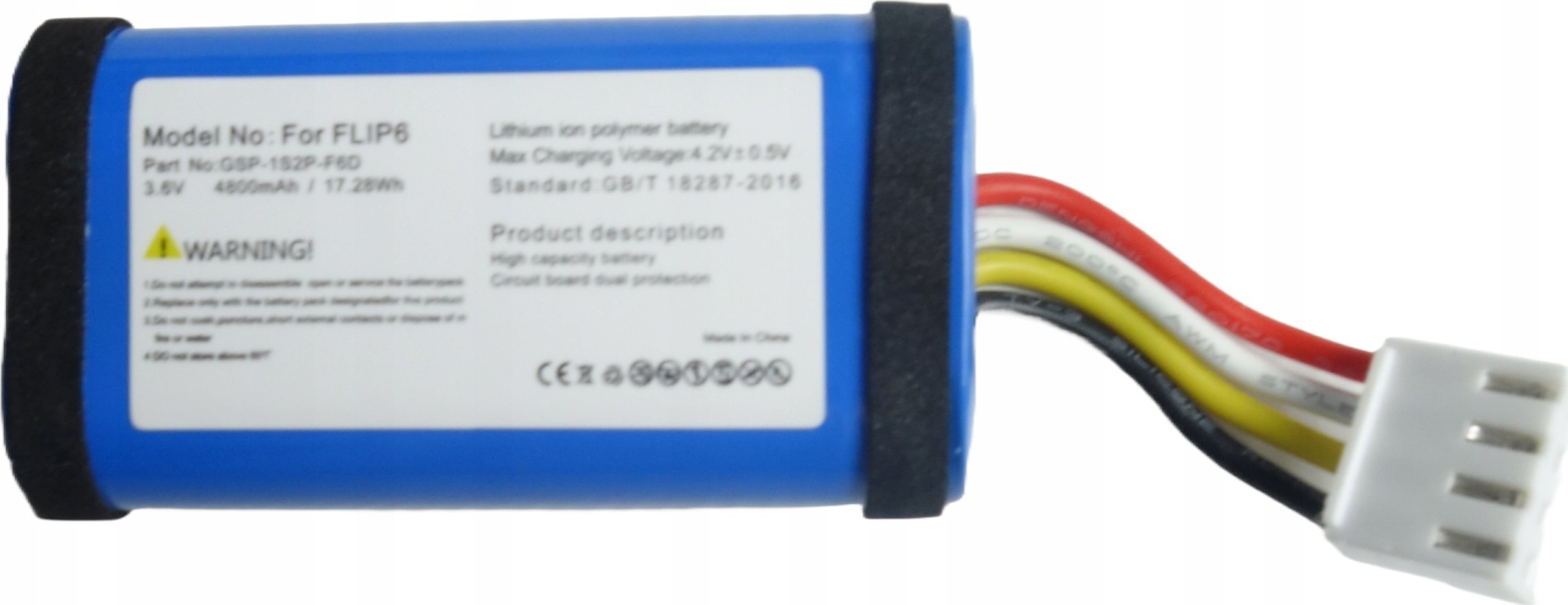 Bateria Akumulator do Głośnika JBL FLIP 6 GSP-1S2P-F6D 4800mAh 3,7V