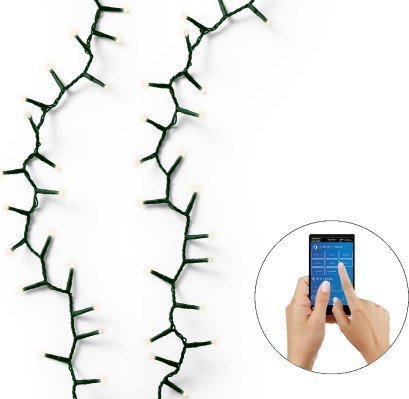 Lampki choinkowe Kaemingk 500 LED białe ciepłe