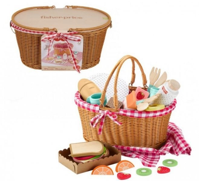 Wooden Koszyk piknikowy