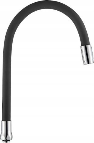 Kuchinox Wylewka elastyczna do baterii zlewozmywakowej stojącej czarna