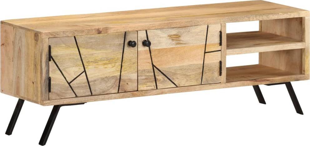 vidaXL Szafka pod telewizor, 110x30x40 cm, lite drewno mango