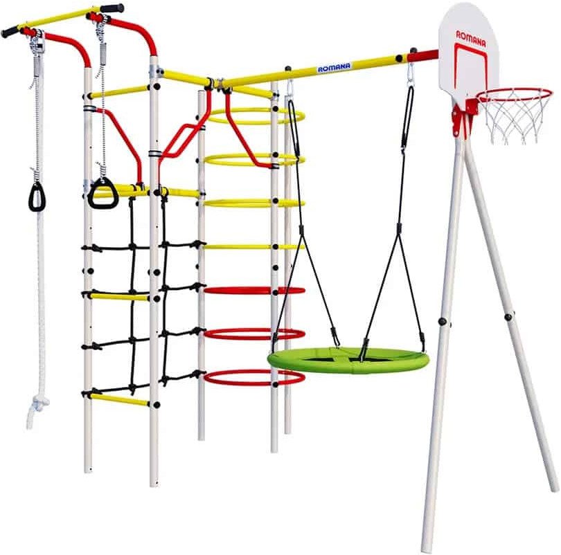 Plac zabaw Stacja kosmiczna | Tunel + Kosz + Bocianie gniazdo | 100 kg