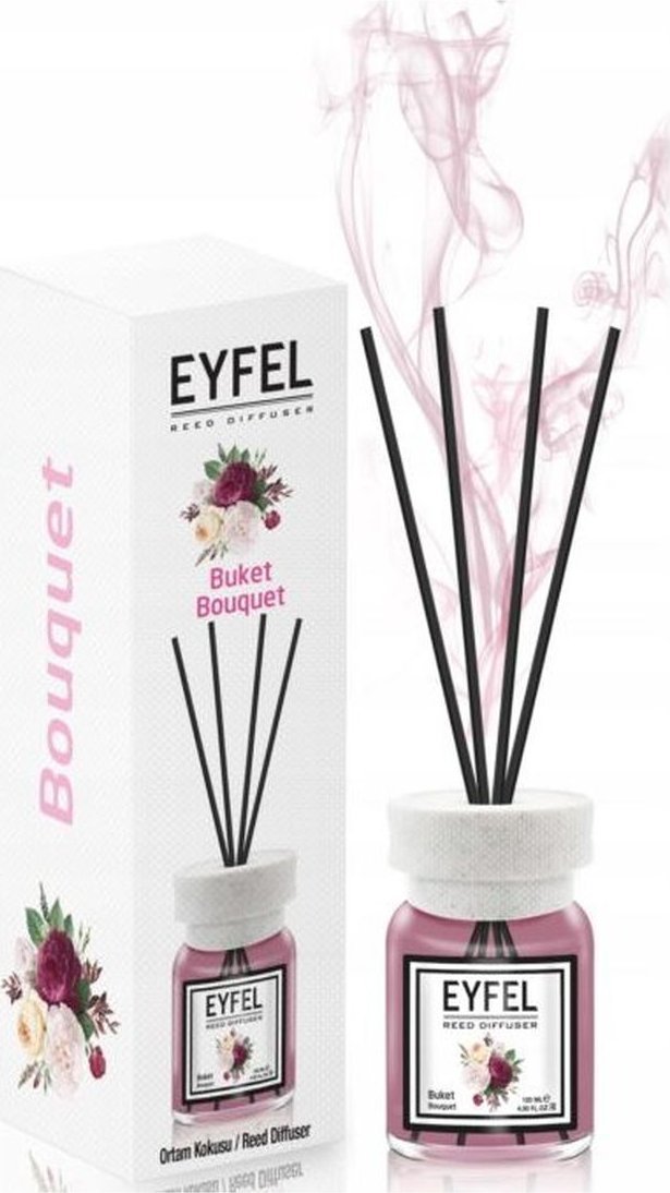 Eyfel Dyfuzor zapachowy z patyczkami Bukiet Kwiatów 120ml