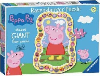 Ravensburger Ravensburger Peppa Pig Shaped Floor, 24 pc(s), Cartoons, 3 yr(s)