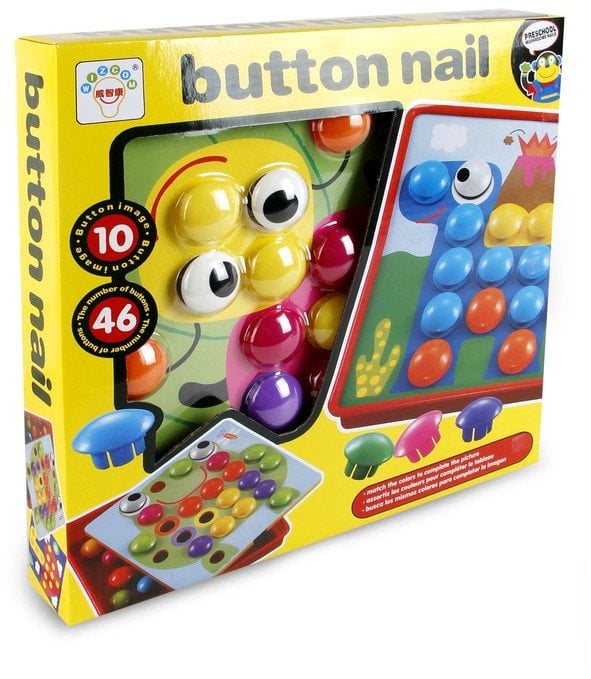 BUTTON PUZZLE GAME 30.5X5X30.5