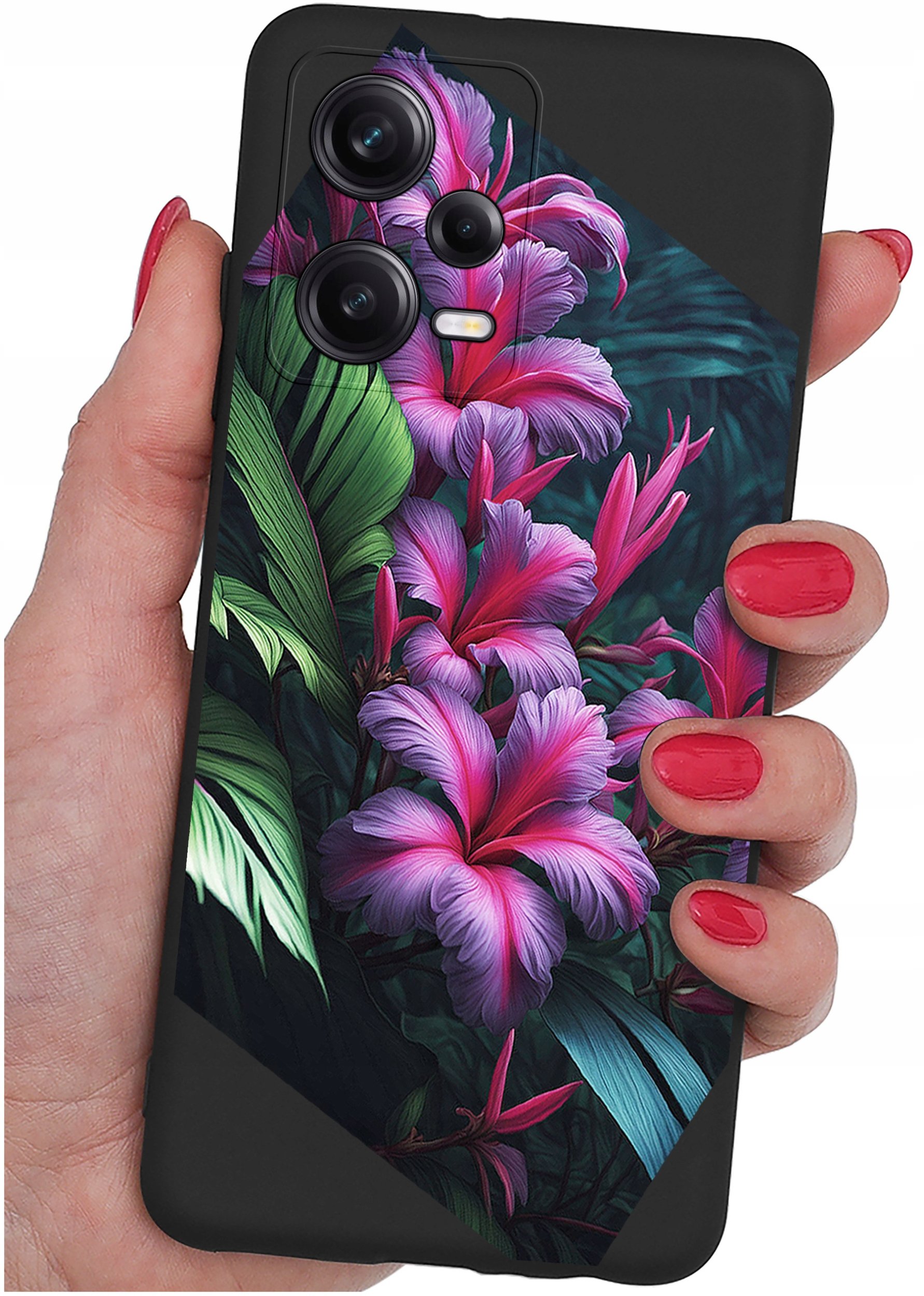 krainaGSM ETUI do Xiaomi Redmi Note 12 5G | Poco X5 5G | wzory | SILIKONOWE MATT SZKŁO