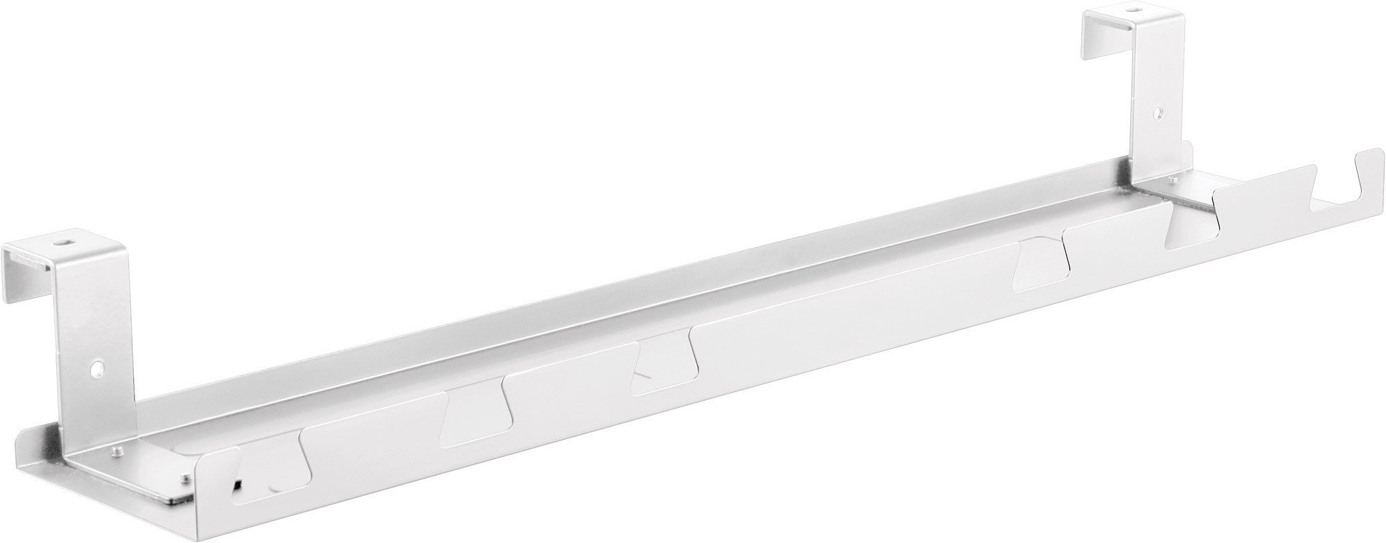 InLine InLine® Cable guide/shelf for under-table mounting, white