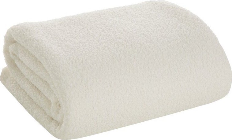 Eurofirany Miękki koc barankowy BUKLA 70X160 kremowy