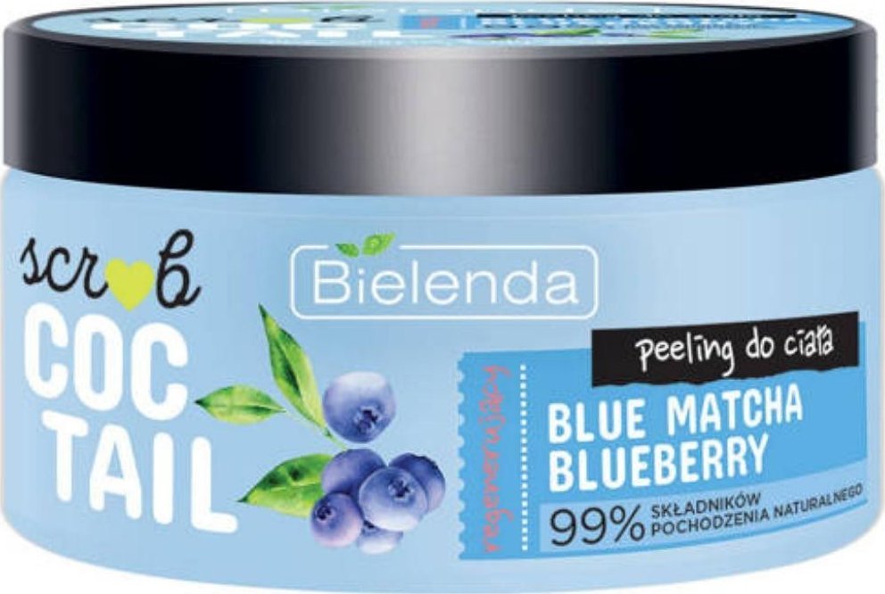 Bielenda Bielenda, Coctail Scrub peeling do ciała Blue Matcha - Blueberry, 350 g