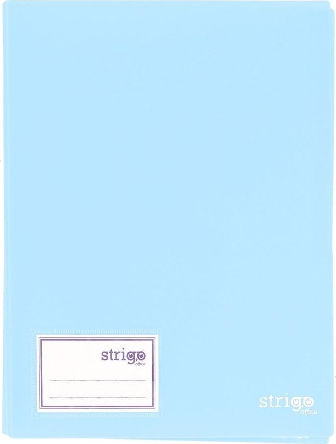 Album ofertowy A4 20 koszulek błękitny STRIGO