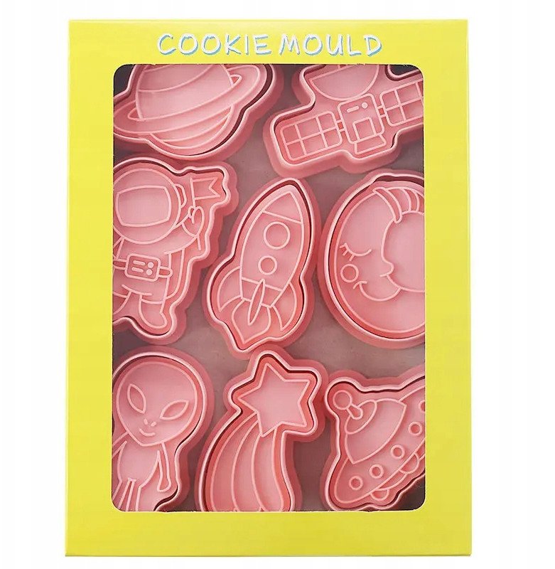 Foremki do Ciastek KOSMOS wykrawacz foremka do wycinania Ciasteczek 8szt