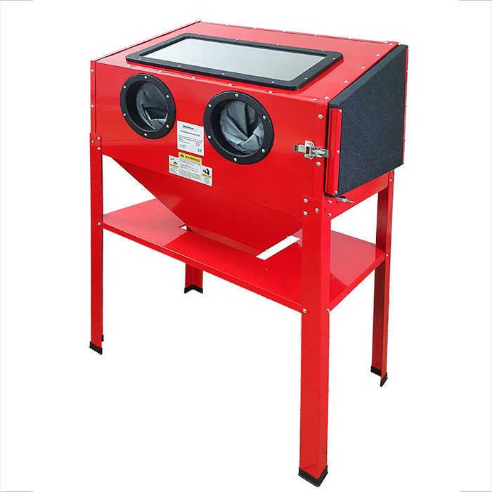 Piaskarka kabinowa 220L litrów SB002 + para rękawic ochronnych gratis